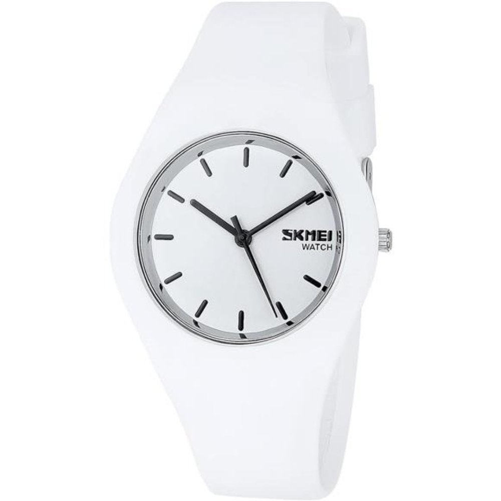 Casual Simple Style Silicone Strap Women Men Sports Watches 30M Waterproof